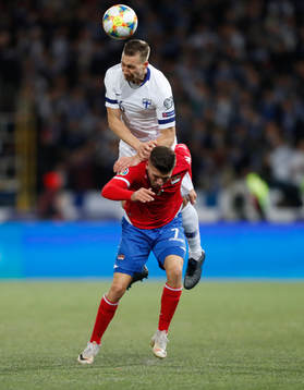 Niko Markkula #17, FIN and Ridvan Kardesoglu #7, LIE