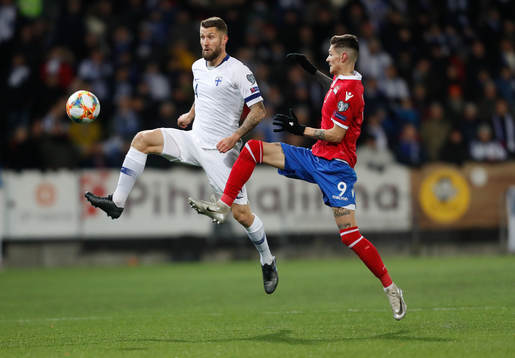 during their European Championship 2020 Qualifying round
