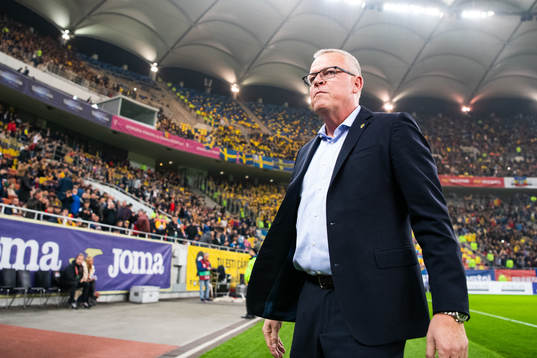 Janne Andersson, head coach of Sweden