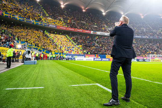 Janne Andersson, head coach of Sweden