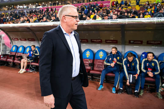 Janne Andersson, head coach of Sweden