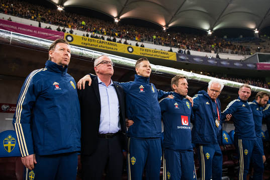 Peter Wettergren, assistant coach and Janne Andersson, head