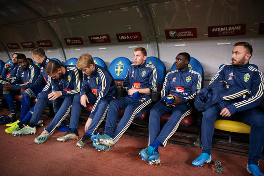 Alexander Isak, Mattias Svanberg, Pontus Jansson, Filip