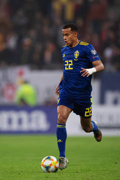 Robin Quaison of Sweden