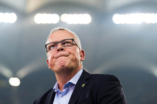 Janne Andersson, head coach of Sweden