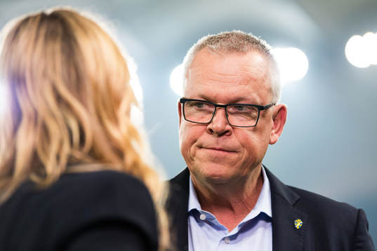 Janne Andersson, head coach of Sweden
