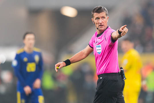 Referee Daniele Orsato