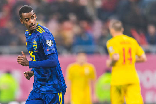 Alexander Isak of Sweden