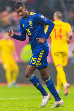 Alexander Isak of Sweden