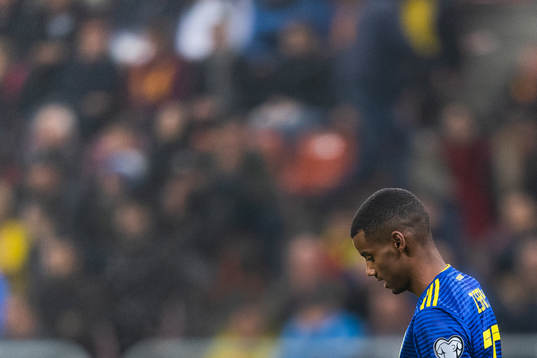 Alexander Isak of Sweden