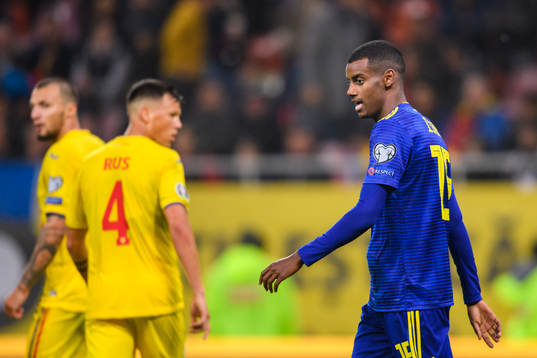 Alexander Isak of Sweden
