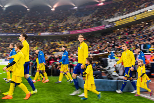 Albin Ekdal of Sweden enters the pitch