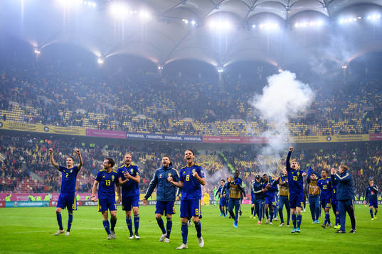 Albin Ekdal of Sweden celebrate