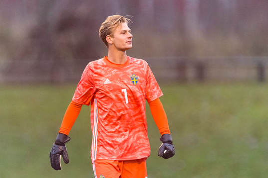 Sveriges målvakt Simon Andersson