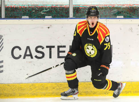 Brynäs Daniel Mannberg jublar