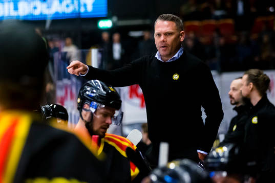 Brynäs assisterande tränare Mikael Holmqvist
