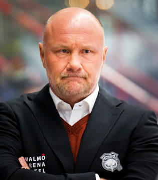 Malmö Redhawks tränare Peter Andersson