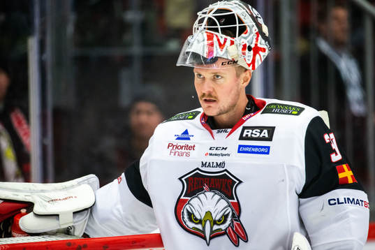 Malmö Redhawks målvakt Lars Volden