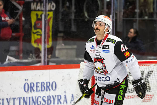 Malmö Redhawks Niklas Arell deppar