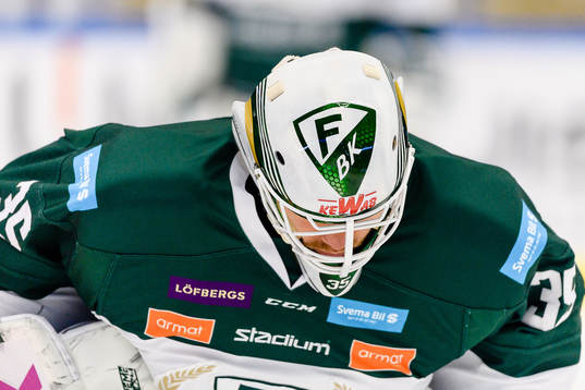 Färjestads målvakt Markus Svensson