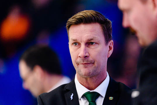 Färjestads huvudtränare Johan Pennerborn