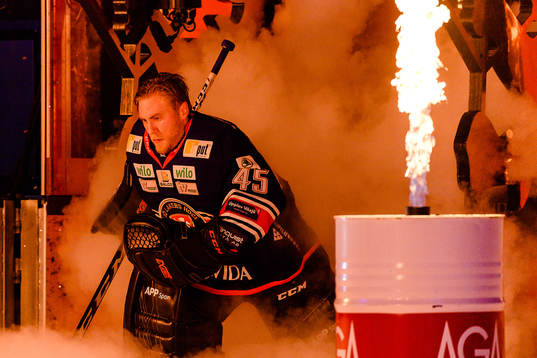 Växjös målvakt Viktor Andrén