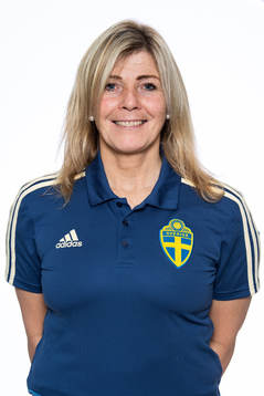 Tränare Anette Mogren i F15-landslaget