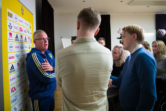 Head coach Janne Andersson of the Swedish national football