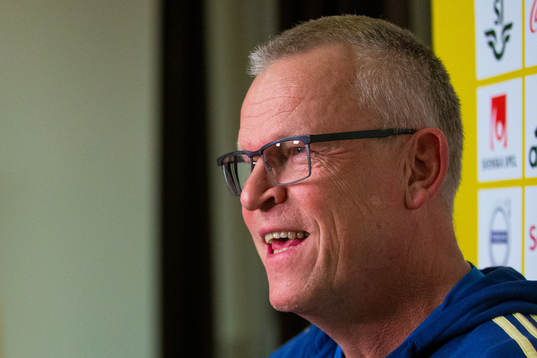 Head coach Janne Andersson of the Swedish national football