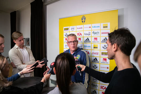 Head coach Janne Andersson of the Swedish national football