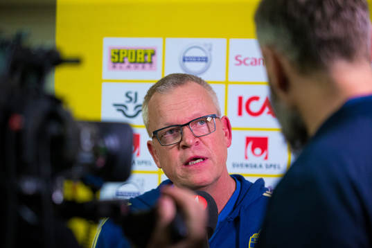 Head coach Janne Andersson of the Swedish national football
