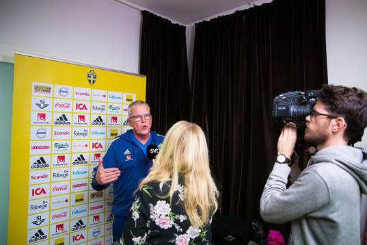 Head coach Janne Andersson of the Swedish national football