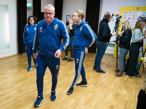 Head coach Janne Andersson of the Swedish national football