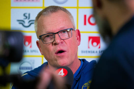 Head coach Janne Andersson of the Swedish national football