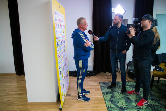 Head coach Janne Andersson of the Swedish national football