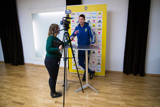 Mikael Lustig of the Swedish national football team
