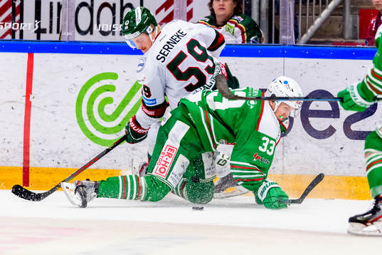 Rögles Niklas Hansson och Frölundas Simon Hjalmarsson