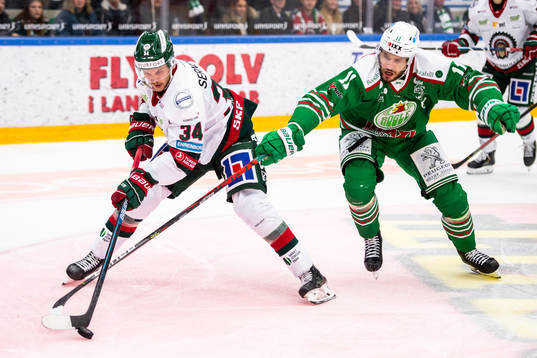 Frölundas Theodor Lennström och Rögles Mattias Sjögren