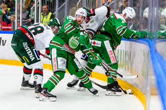 Rögles Simon Ryfors  och Nils Höglander