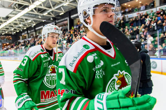 Rögles Niklas Hansson och Erlend Lesund jublar