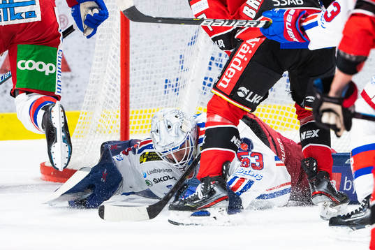 Oskarshamns målvakt Fredrik Pettersson-Wentzel