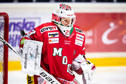 Modos målvakt Klara Peslarova