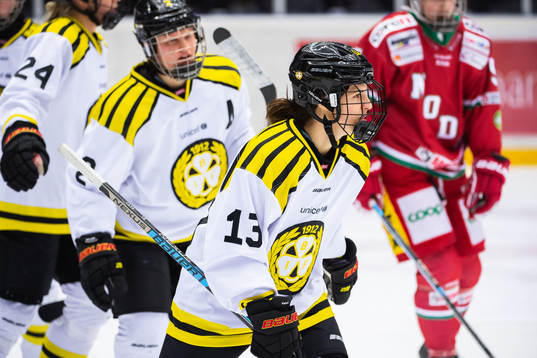Brynäs Michela Cava jublar