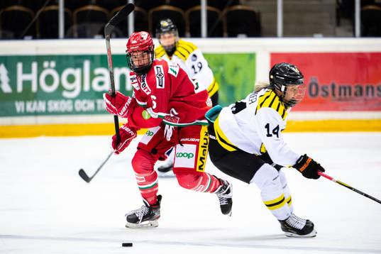 Modos Gracen Hirschy och Brynäs Hanna Rylander