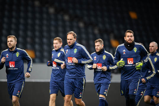 Sebastian Larsson, Andreas Granqvist and Kristoffer