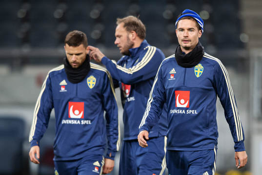 Mikael Lustig of the Swedish national football team