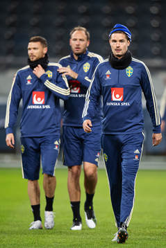 Mikael Lustig of the Swedish national football team