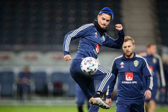 Mikael Lustig of the Swedish national football team