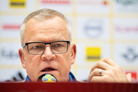 Head coach Janne Andersson of the Swedish national football