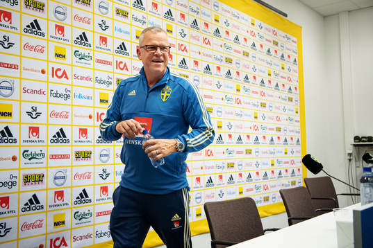 Head coach Janne Andersson of the Swedish national football